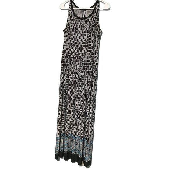 Mitano Women's Sleeveless Geometric Maxi Dress - Medium - Picture 1 of 11
